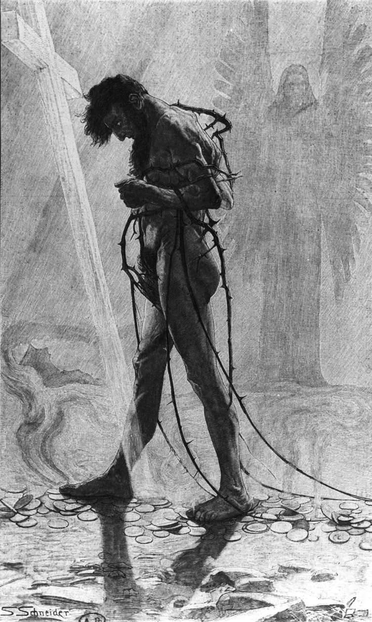 Júdás, 1896 alkotó: Sascha Schneider