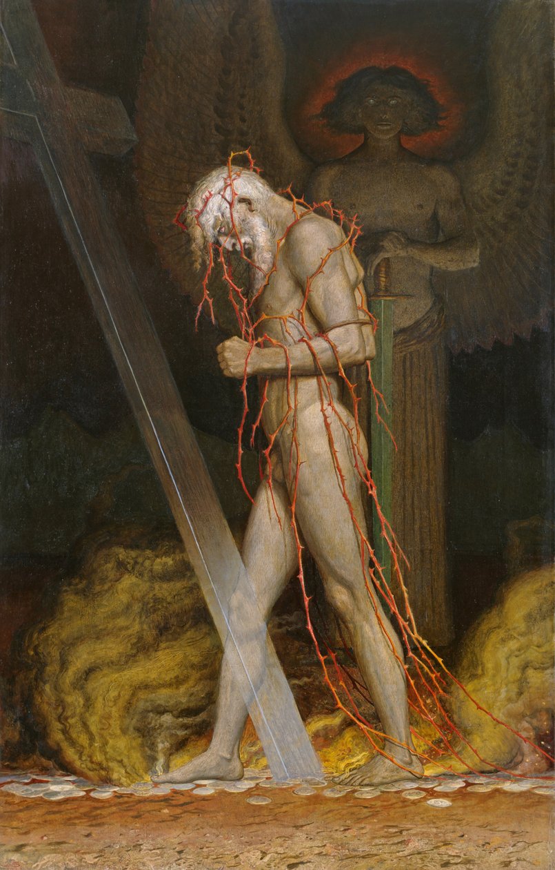 Iskariótes Júdás, 1923. alkotó: Sascha Schneider