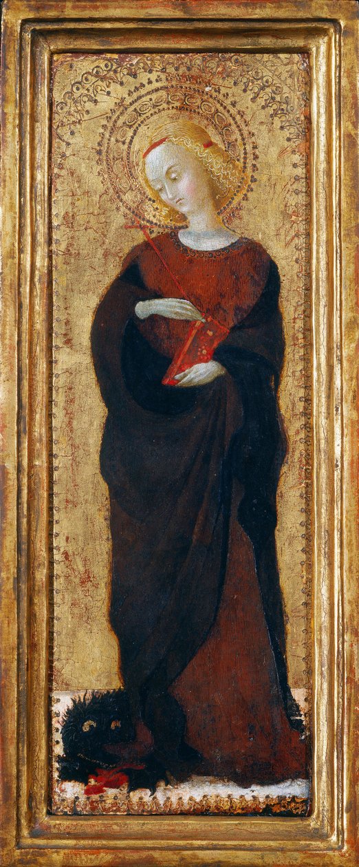Szent Margit, c. 1435. alkotó: Sassetta