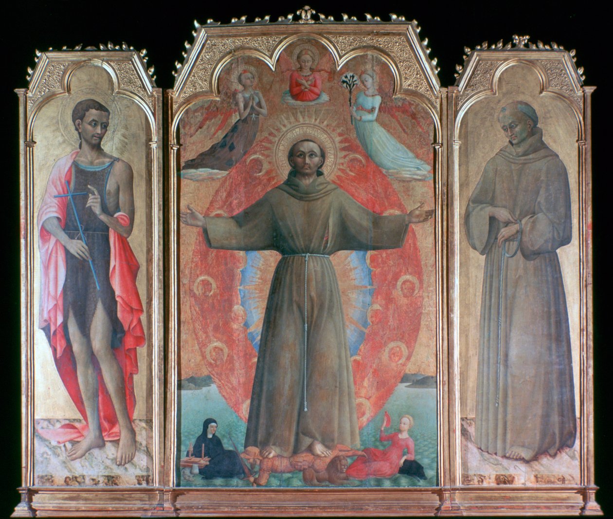 Szent Ferenc extázisa, 1437-1444 alkotó: Sassetta