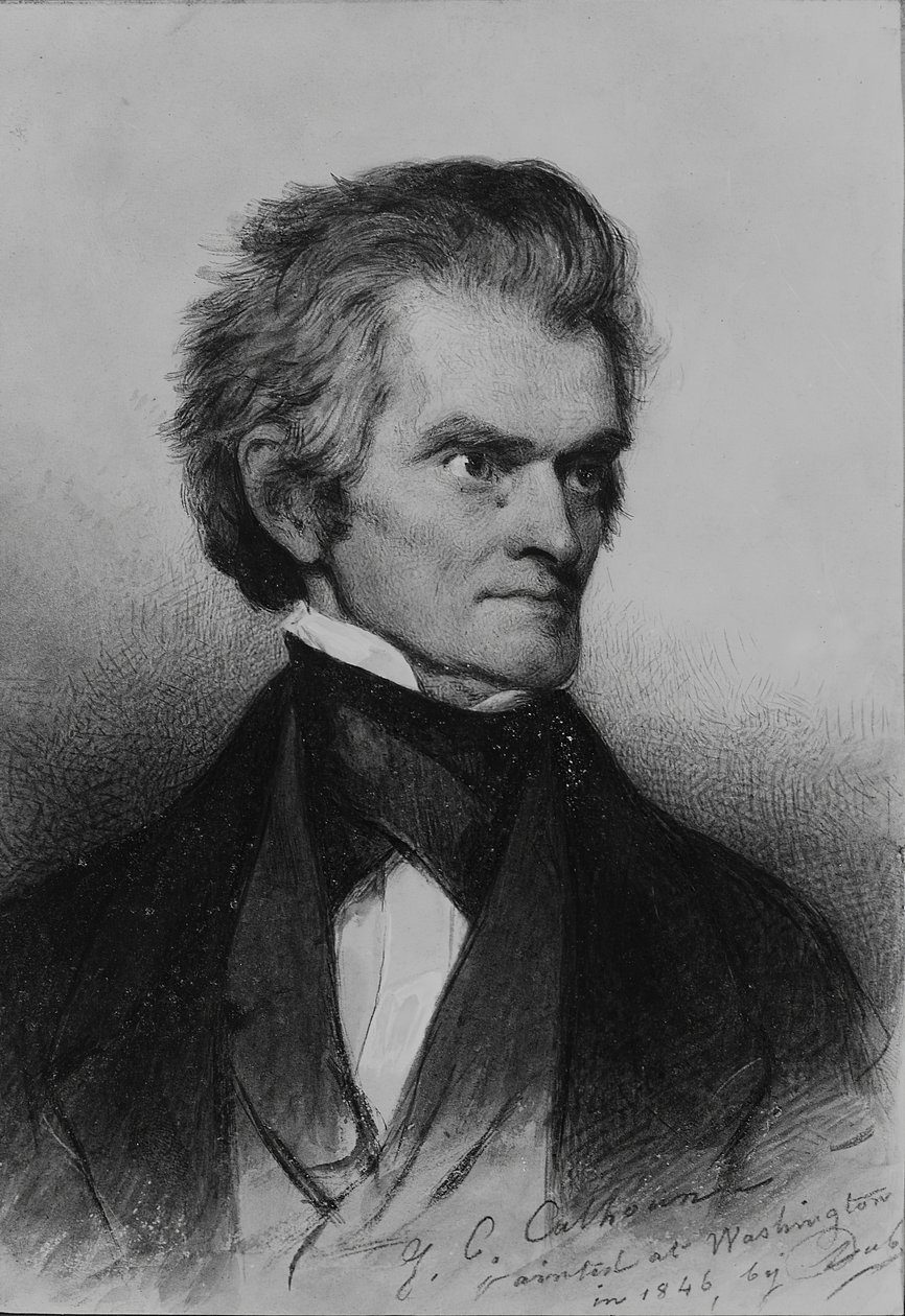 John C. Calhoun, 1846. alkotó: Savinien Edme Dubourjal
