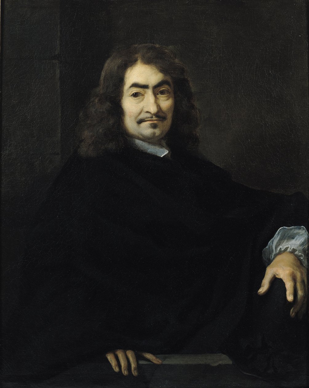 Portré, feltehetően Rene Descartes (1596-1650) alkotó: Sébastien Bourdon