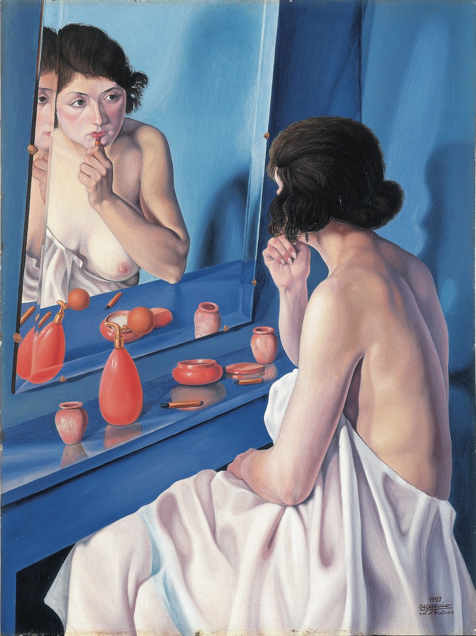 Nő a tükör előtt, 1927 alkotó: Scarpa