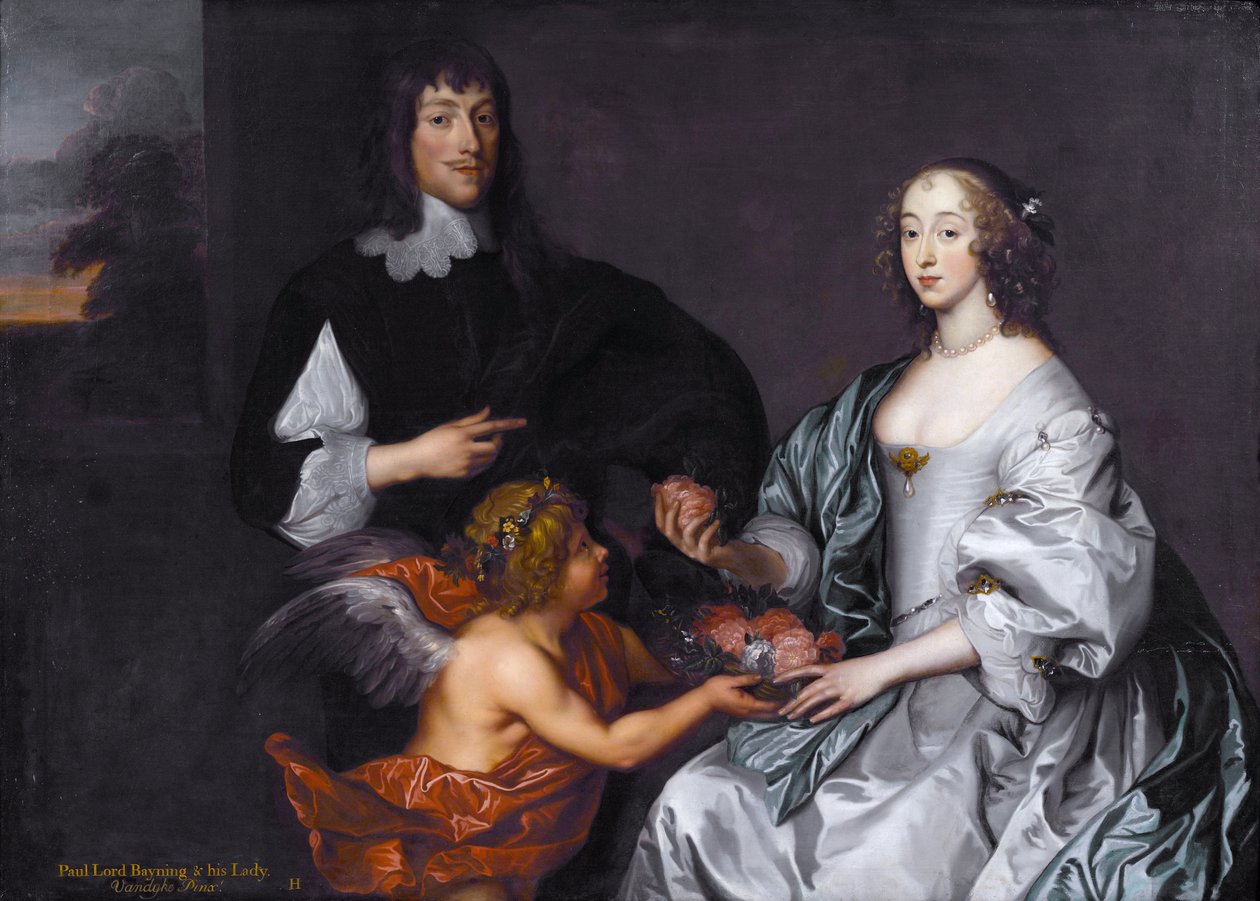 Paul Bayning, Bayning 2. vikomtja, Sudbury és Penelope (1620-1647) Sir Robert Naunton lánya alkotó: Anthony van Dyck