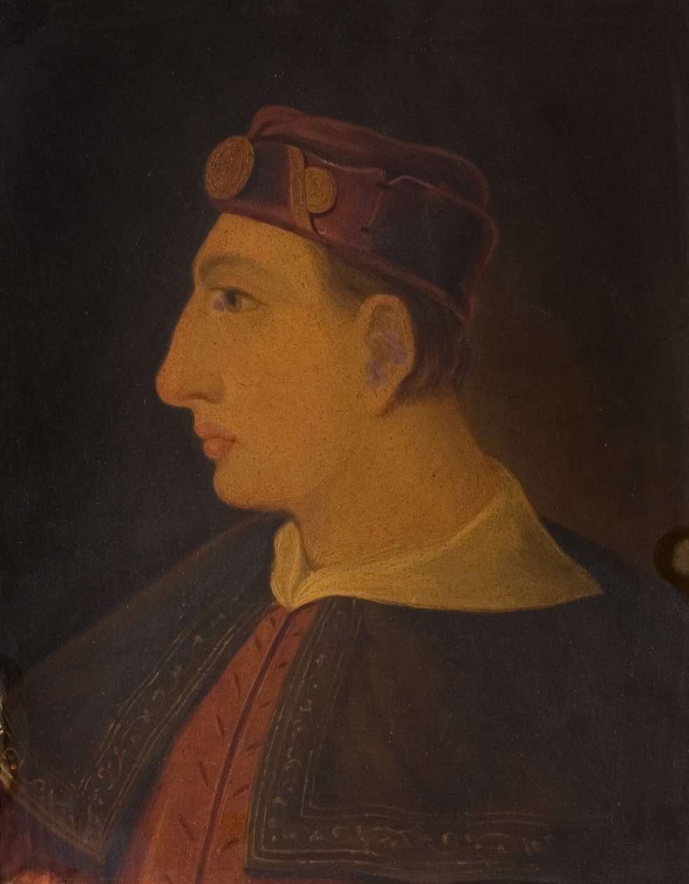 Henry V (olaj a panelen) alkotó: School English
