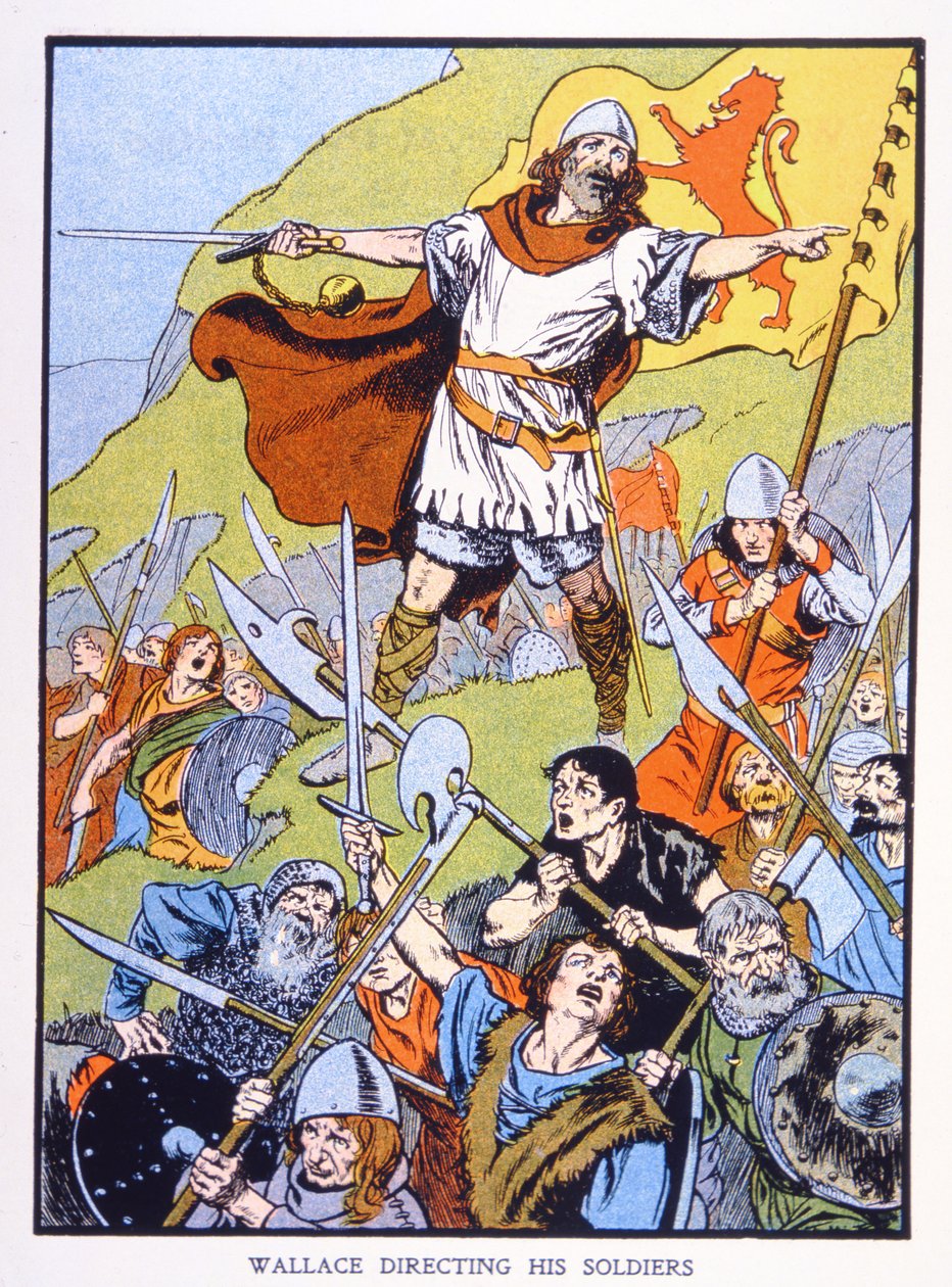 William Wallace katonáit rendezi (színes litó) alkotó: School English