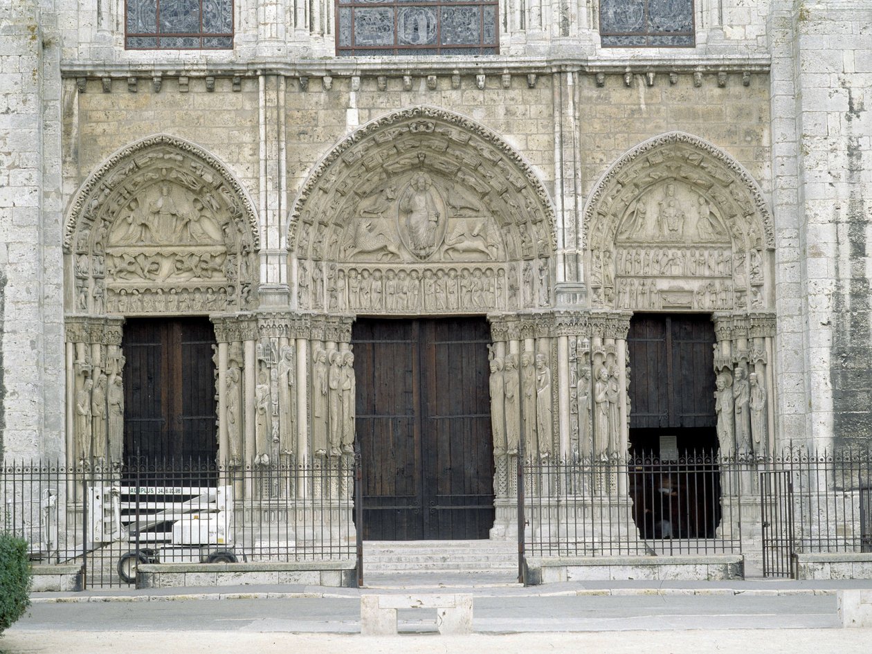 Chartres-i katedrális. alkotó: School French