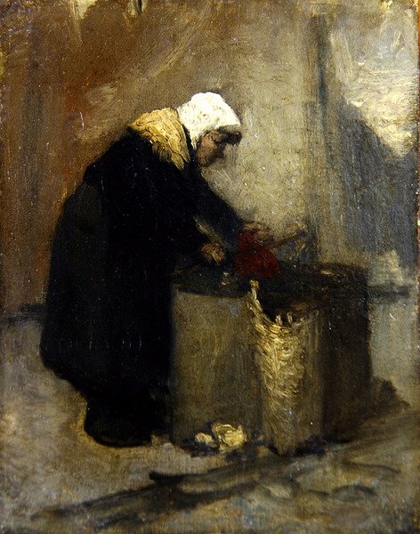 Chiffonniere (olaj, vászon) alkotó: School French