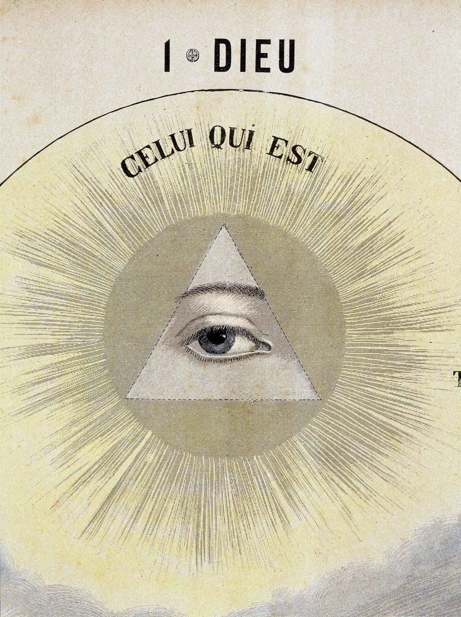 Isten meghatározása: „Ő, aki van””. alkotó: School French