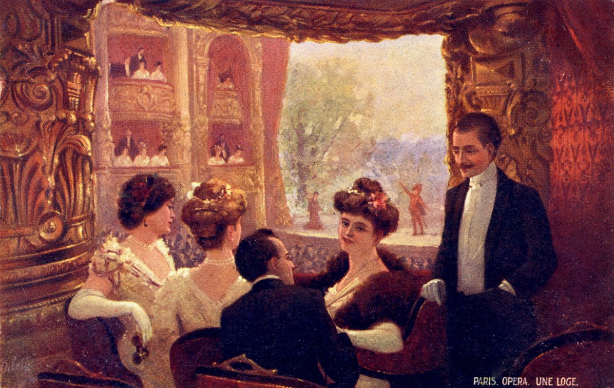 Párizsi Opera (nyomtatás) alkotó: School French