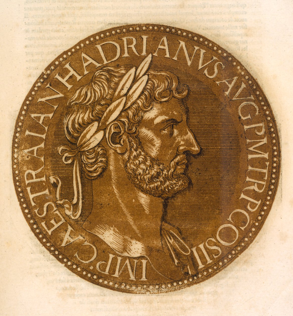 Hadrianus császár (színes litó) alkotó: School French