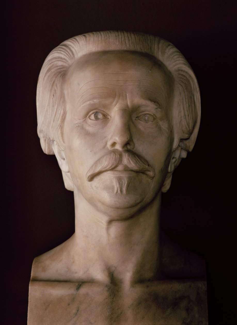 Karl May mellszobra (márvány) alkotó: School German
