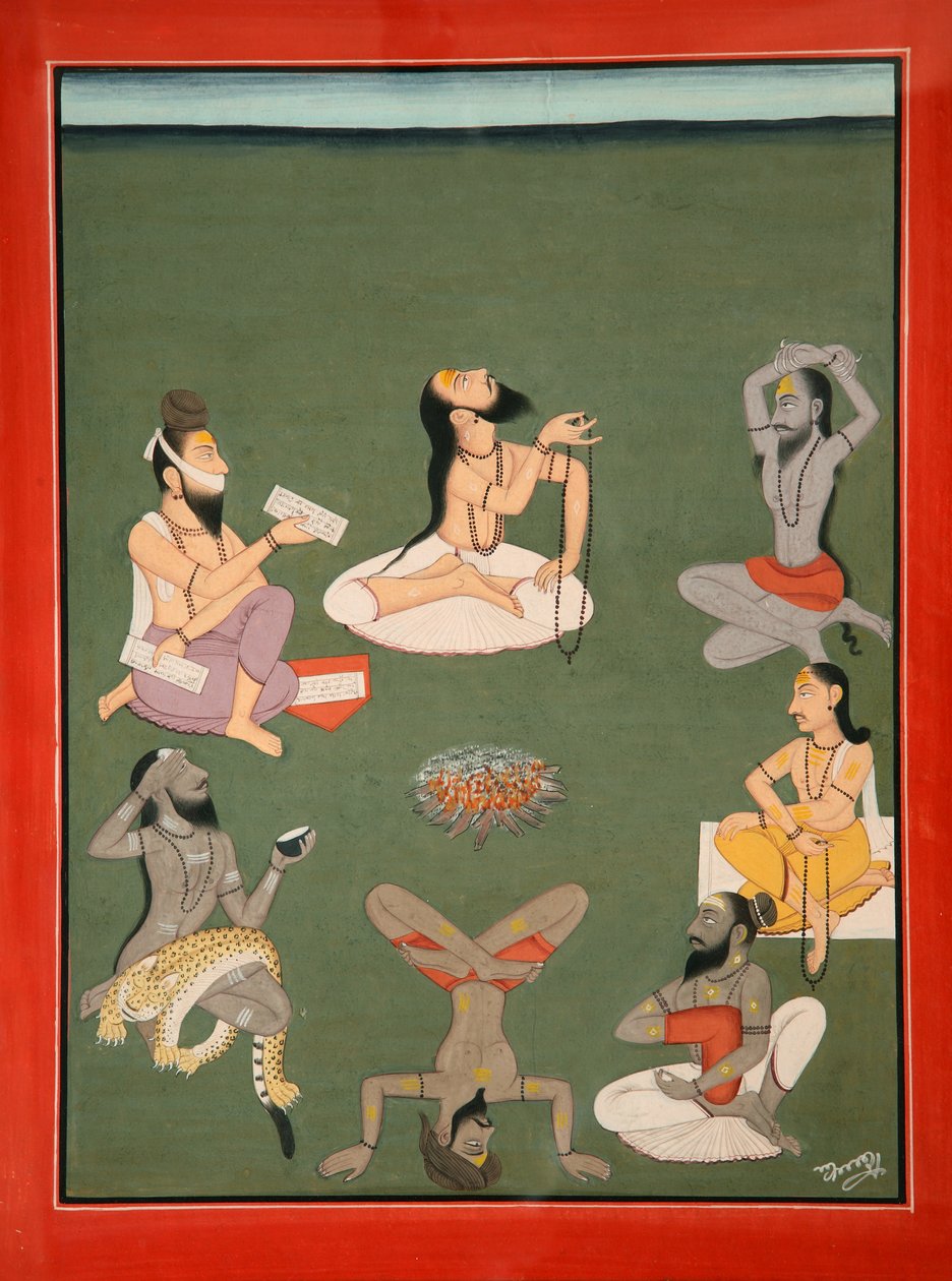 Jógik (nyomtatás) alkotó: School Indian