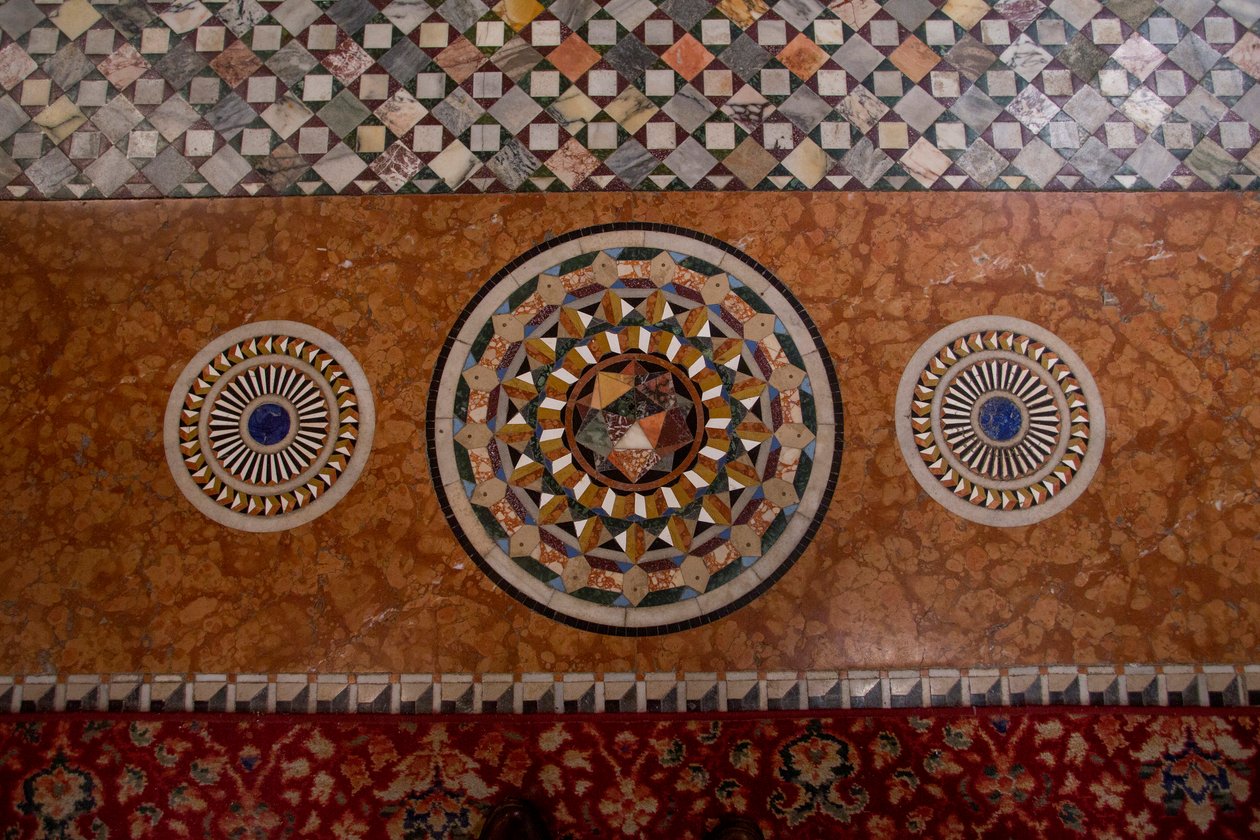 Szent Márk-bazilika, templom, járda (mozaik) alkotó: School Italian