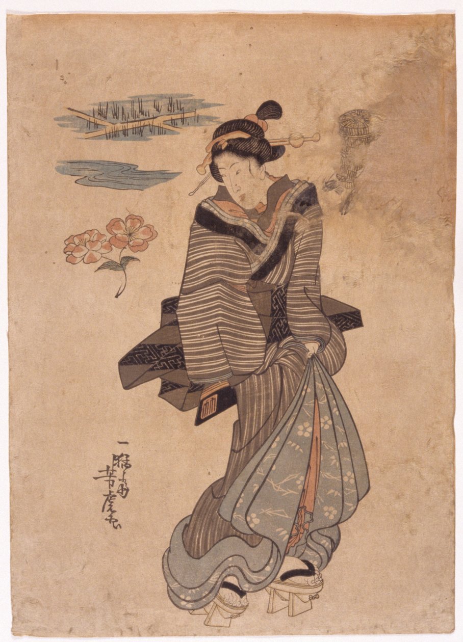 Cím nélkül (színes fametszet) alkotó: School Japanese