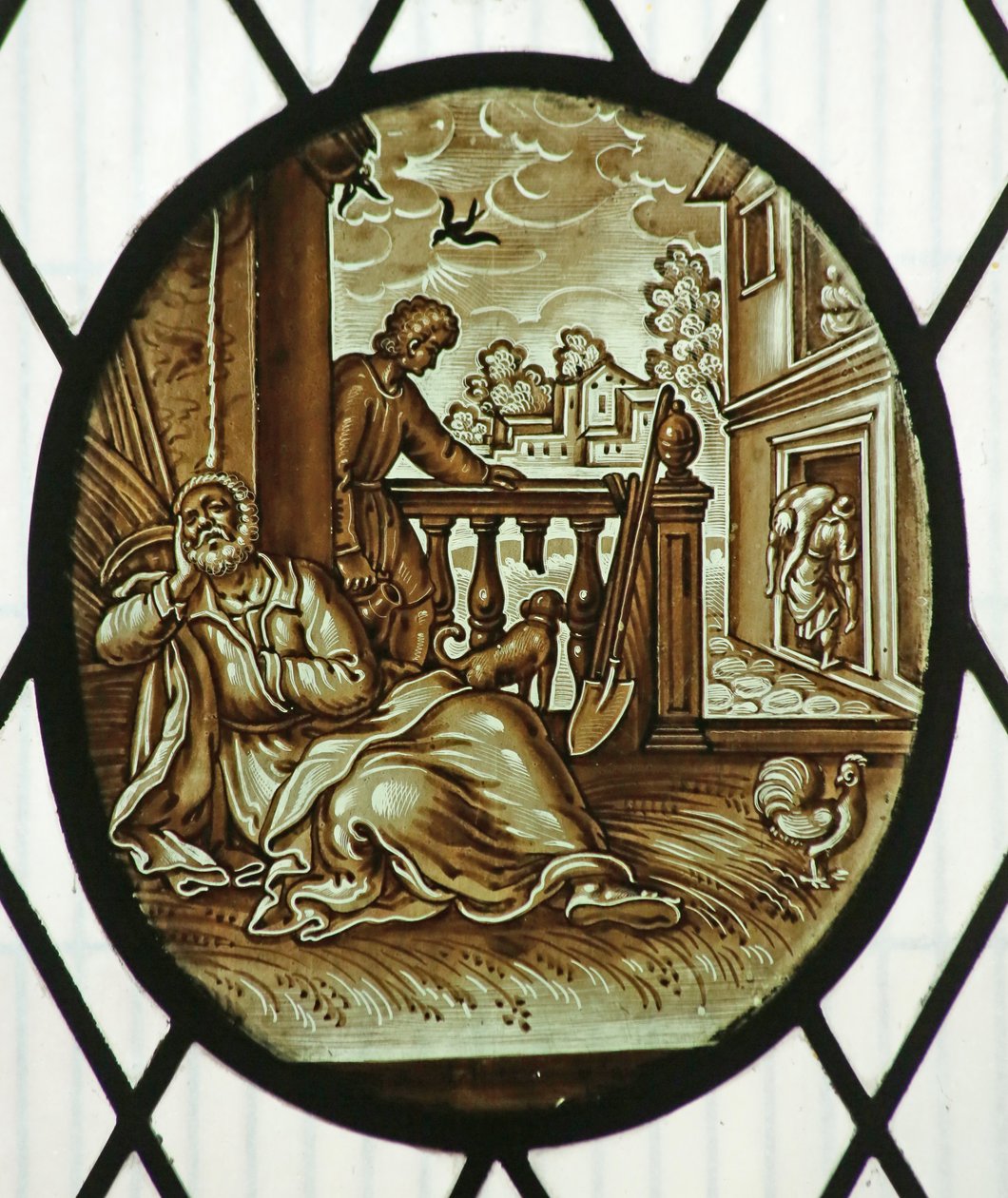 18600 (ólomüveg) alkotó: School Netherlandish