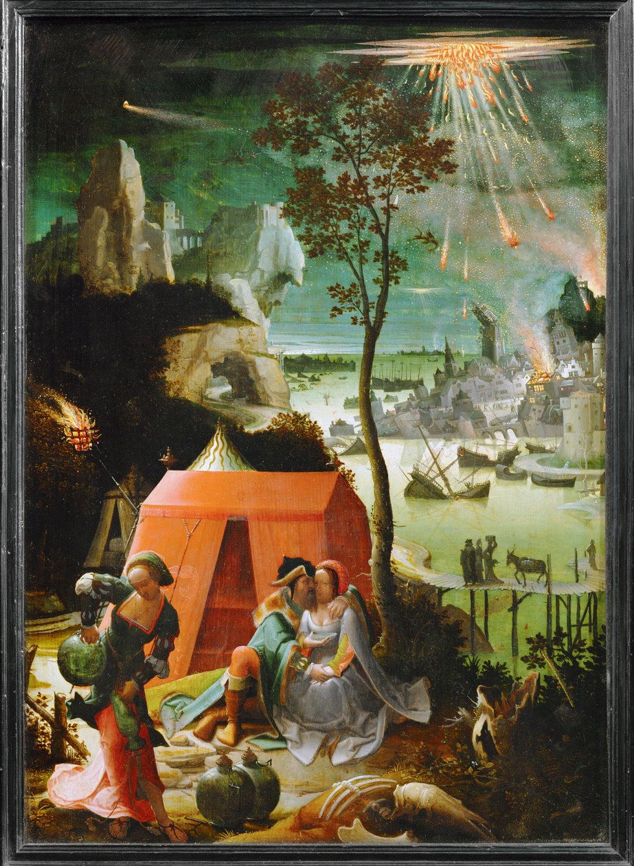 Lót és lányai ... alkotó: School Netherlandish
