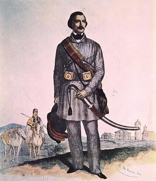 Gheorghe Magheru tábornok (színes litó) alkotó: School Romanian