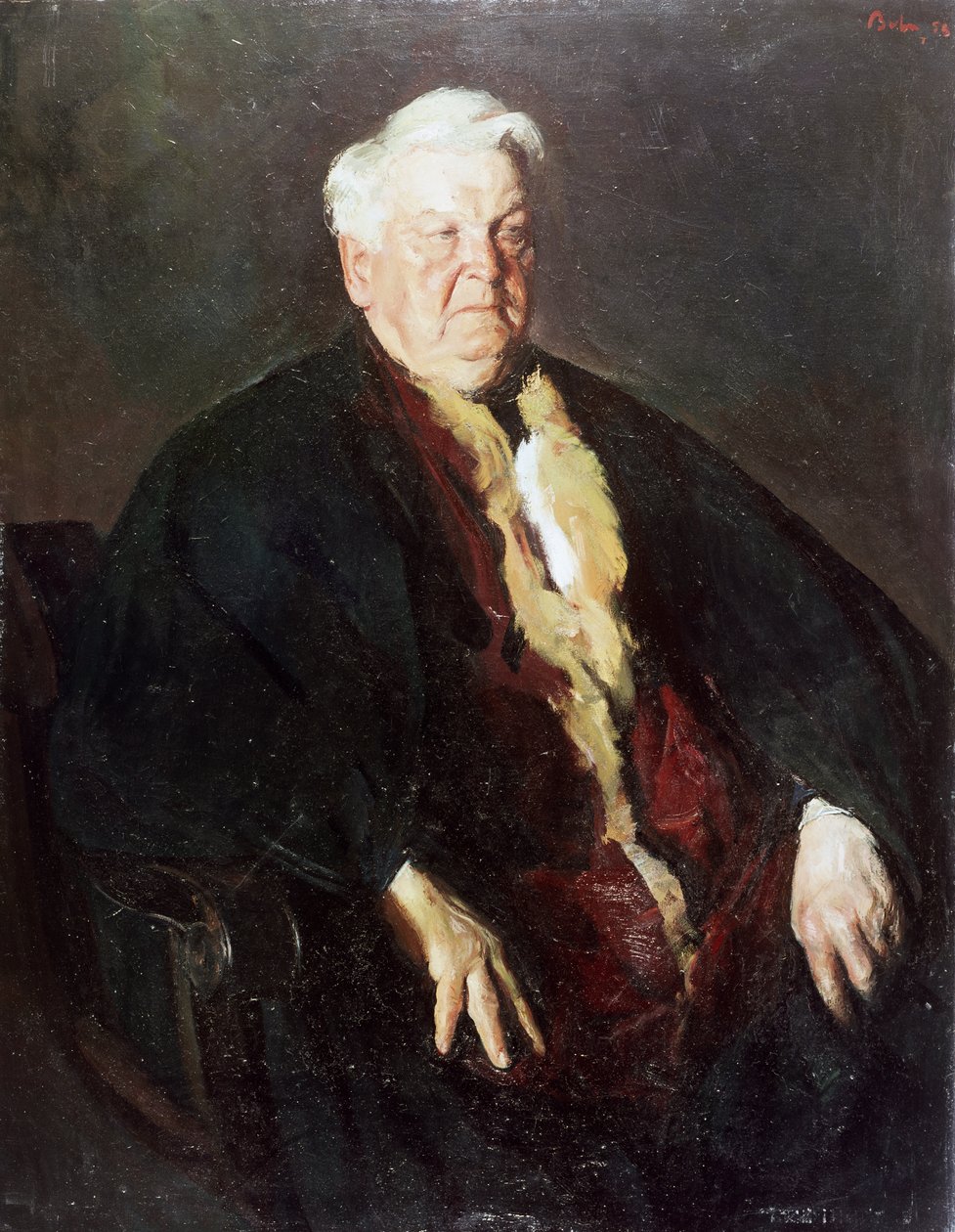 Mihail Sadoveanu portréja (Pascani alkotó: School Romanian