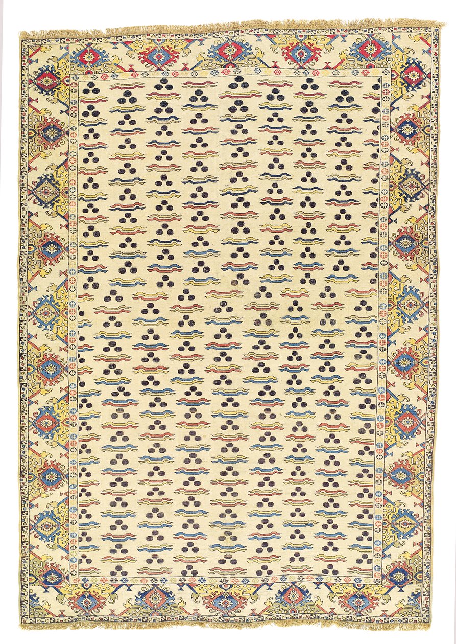 Tuduc Cintamani szőnyeg, XX. század eleji (textil) alkotó: School Romanian
