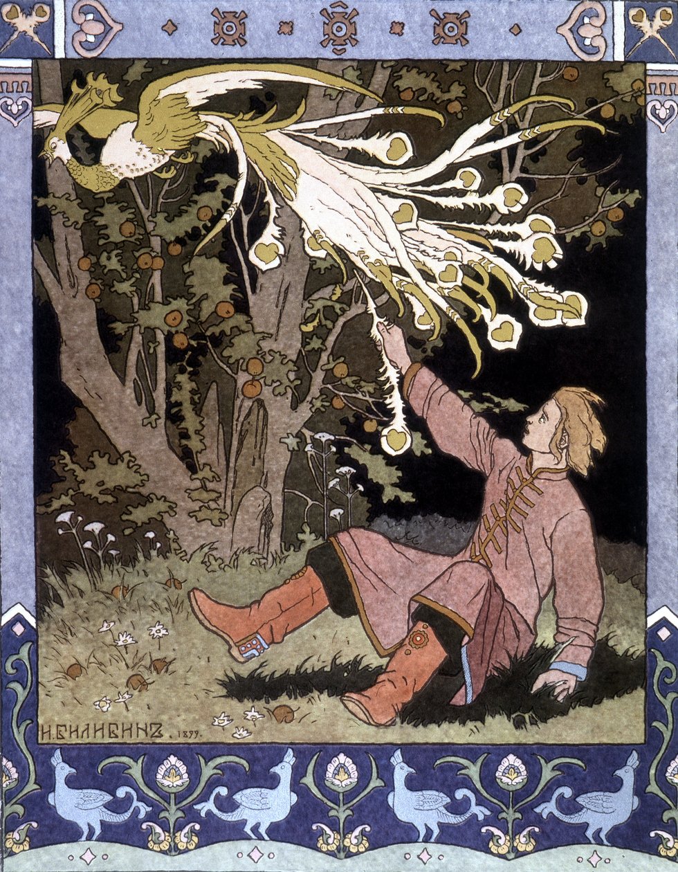 Vegyük „The Firebird” - orosz illusztráció alkotó: School Russian