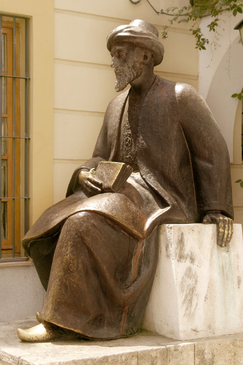 Maimonides Mózes szobra (bronz) alkotó: School Spanish