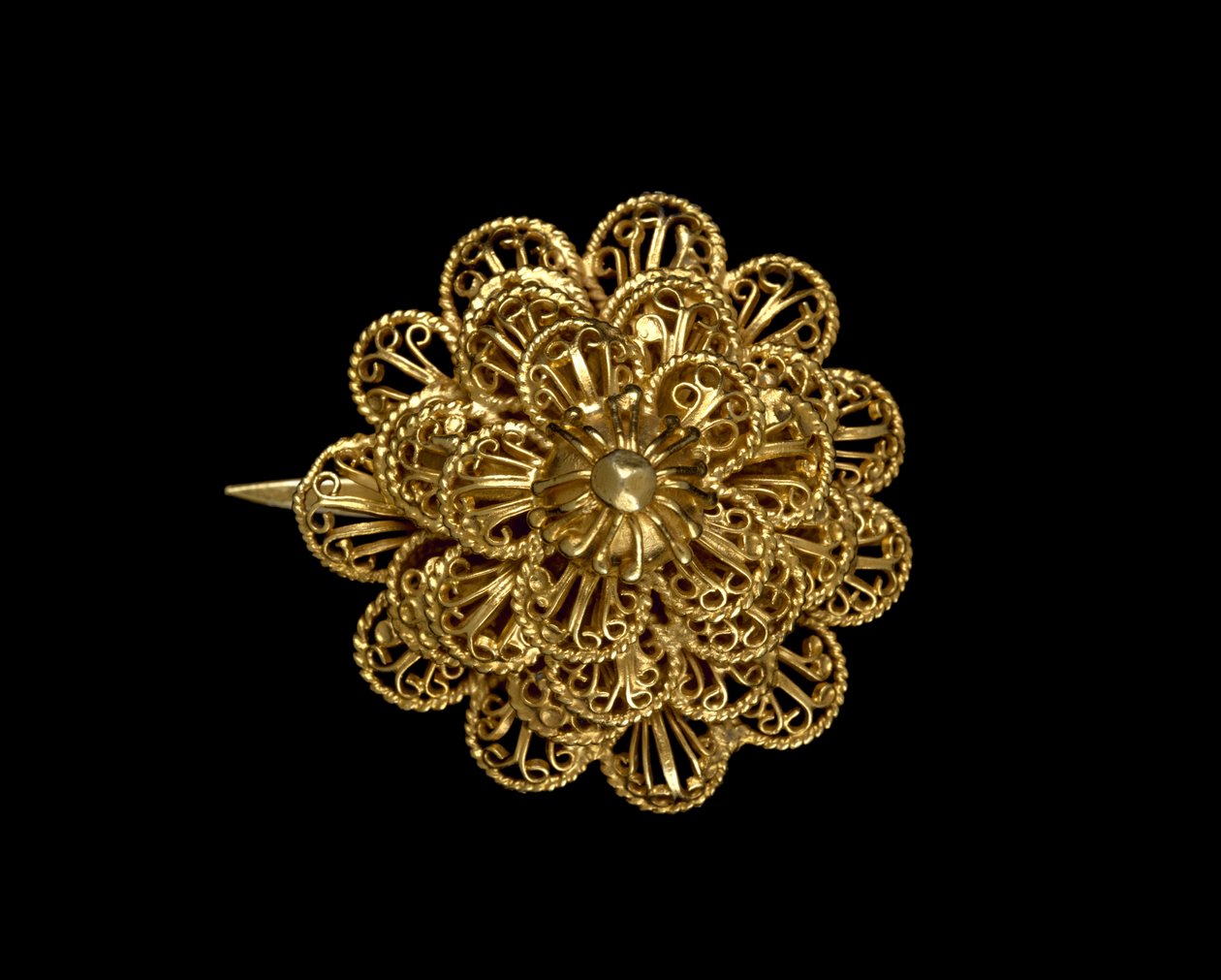 Pin, c. 1900 (arany) alkotó: School Wolof