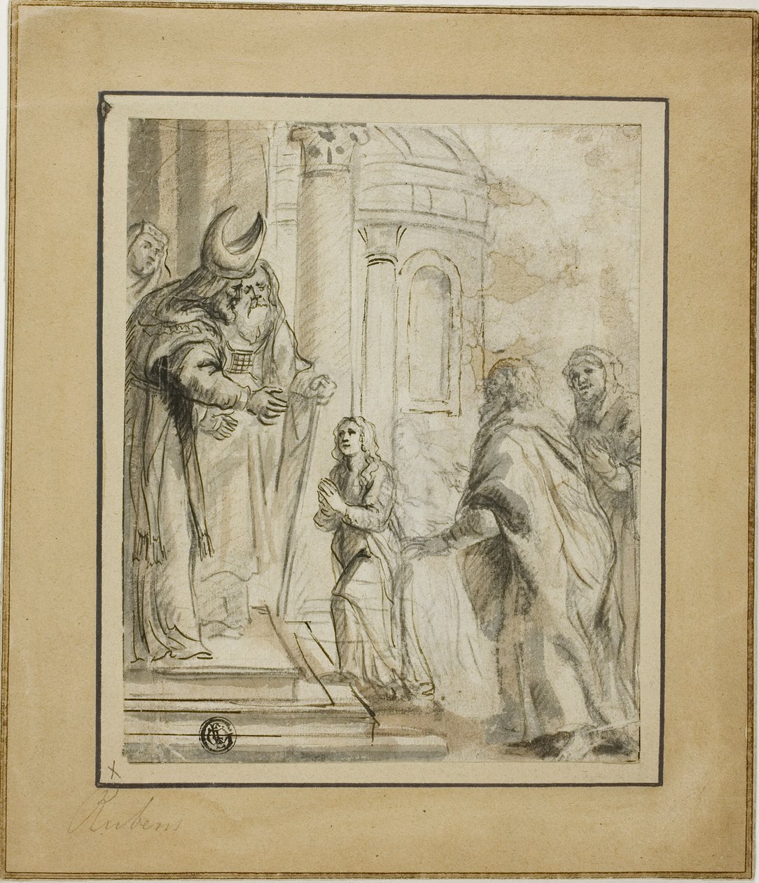 Szűz Mária bemutatása alkotó: School of Peter Paul Rubens