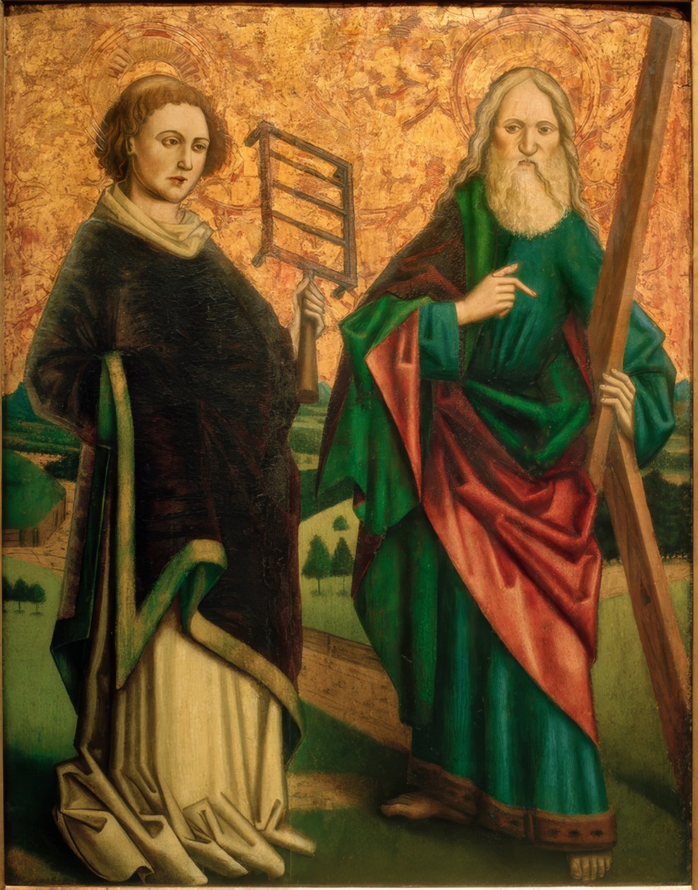 Meister, The Saints Laurentius és Andreas alkotó: Schweizer Meister