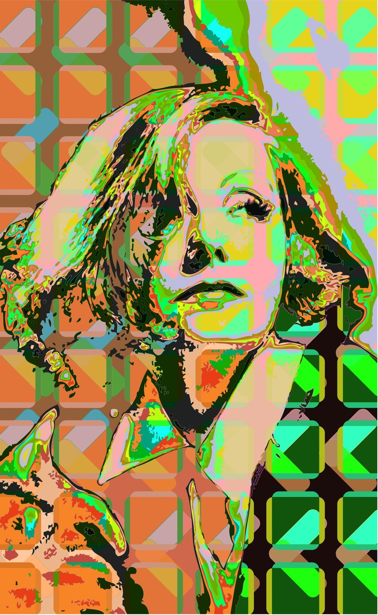 Greta Garbo (digitális) alkotó: Scott J. Davis
