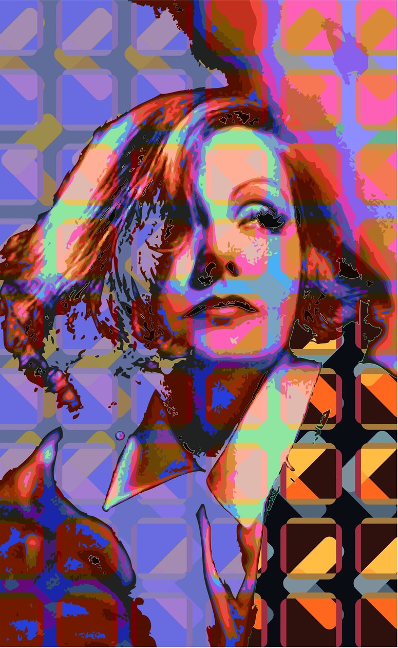 Greta Garbo (digitális) alkotó: Scott J. Davis