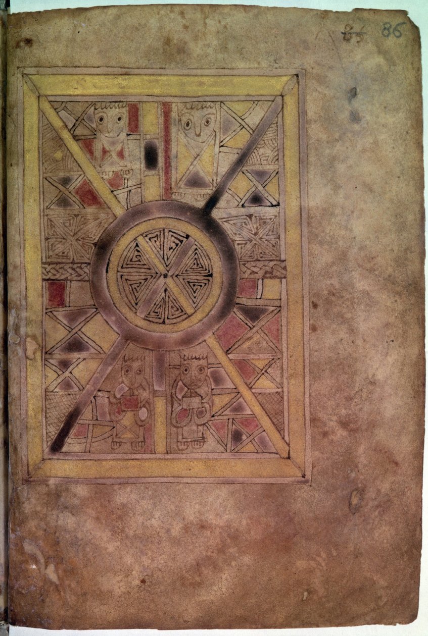 Ms 11.6.32 Díszfólió a „The Book of Deer” c. alkotó: Scottish School