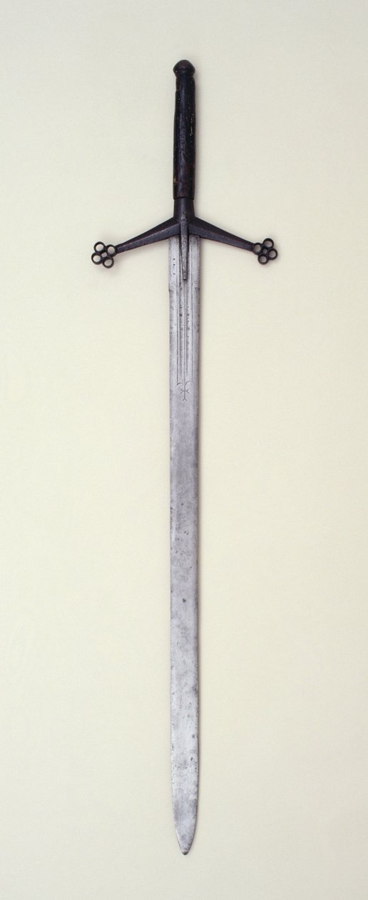 Claymore, 1500-30 körül (acél) alkotó: Scottish School