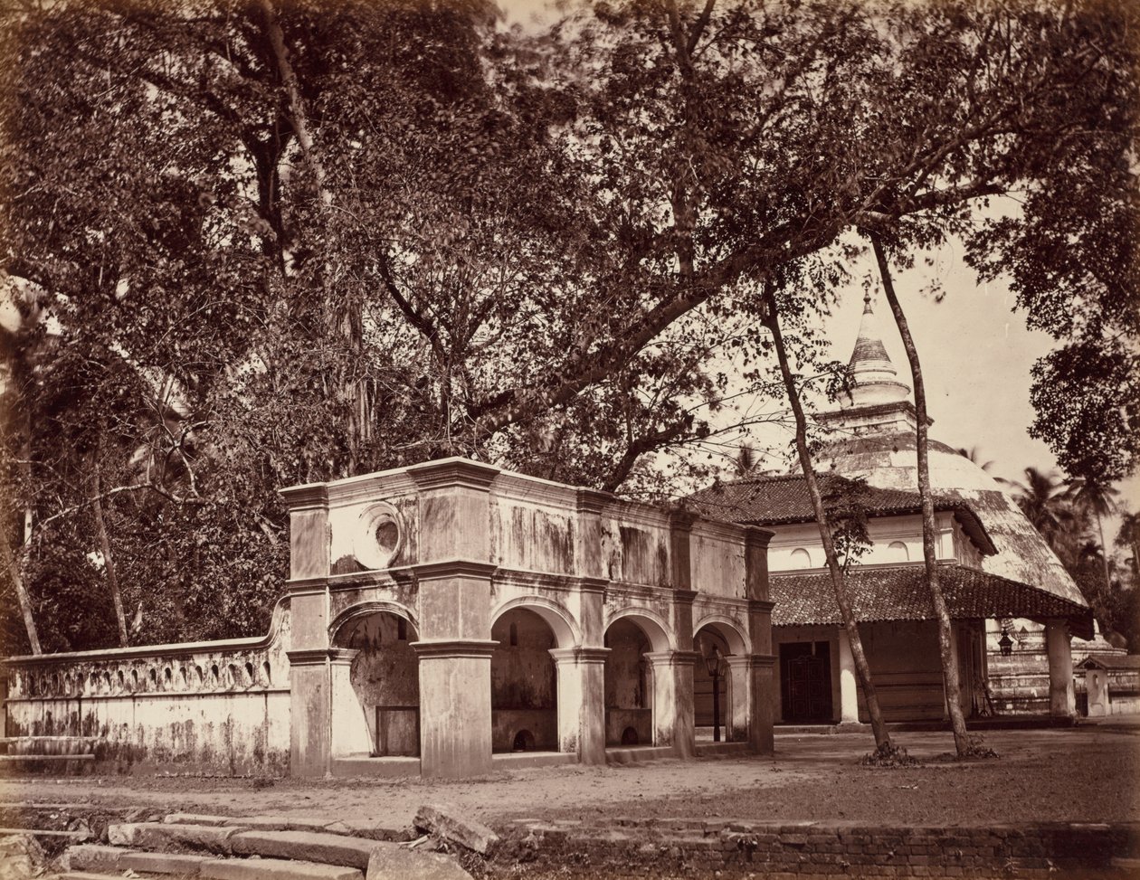 Buddhista templom, Kalani, kb. 1880. alkotó: Scowen and Co.