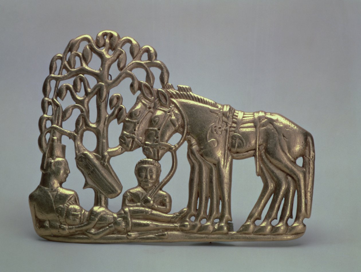 Övcsat, I. Péter szibériai gyűjteményéből, Kr.e. 6-5. század (arany) alkotó: Scythian