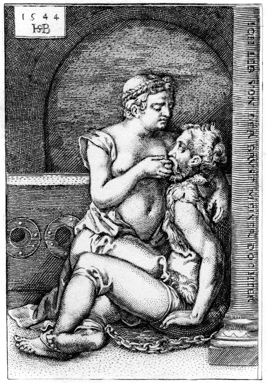 „Cimon és Pero”, 1544–1849. alkotó: Sebald Beham