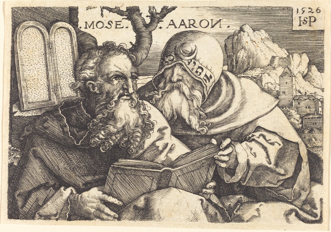 Mózes és Áron alkotó: Sebald Beham