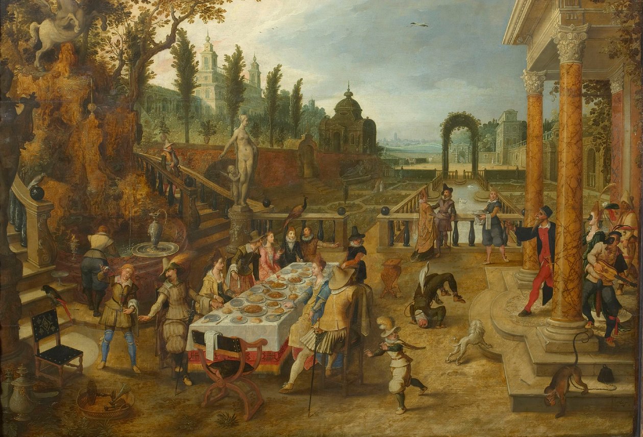 Vidéki parti, c. 1615-1620. alkotó: Sebastiaen Vrancx