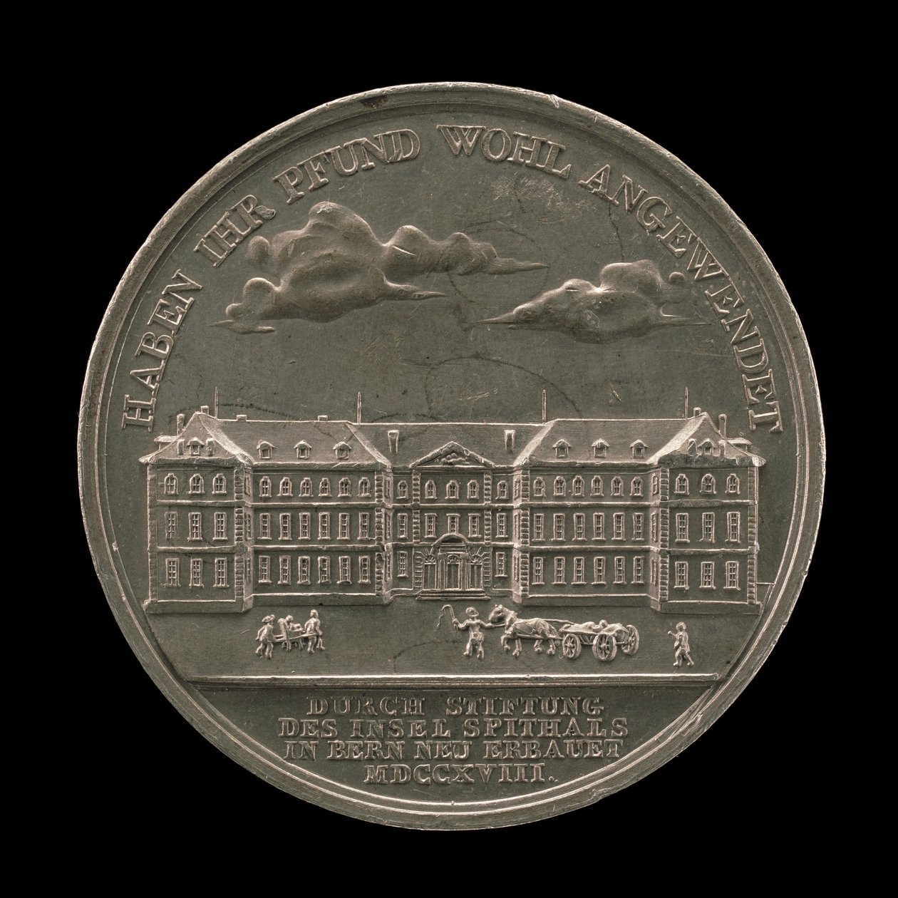 Inselspital, Bern [fordítva], 1818. alkotó: Sebastian Burger