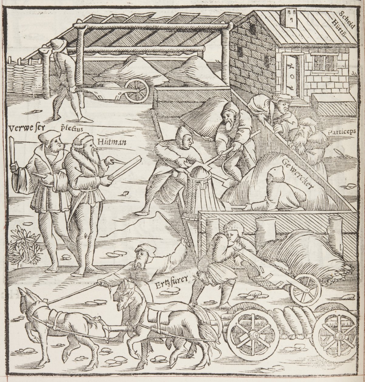 Cosmographia, Fol 436 részlete (metszet) alkotó: Sebastian Munster