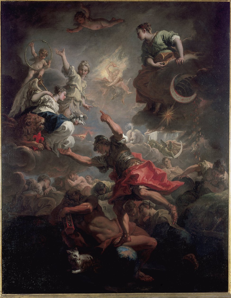 Toszkána allegóriája (olaj, vászon alkotó: Sebastiano Ricci