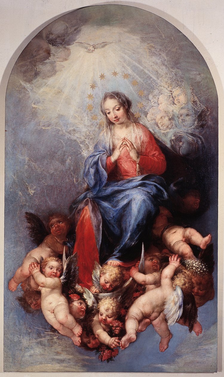 Szeplőtelen Szűz Mária (olaj, vászon alkotó: Sebastiano Ricci