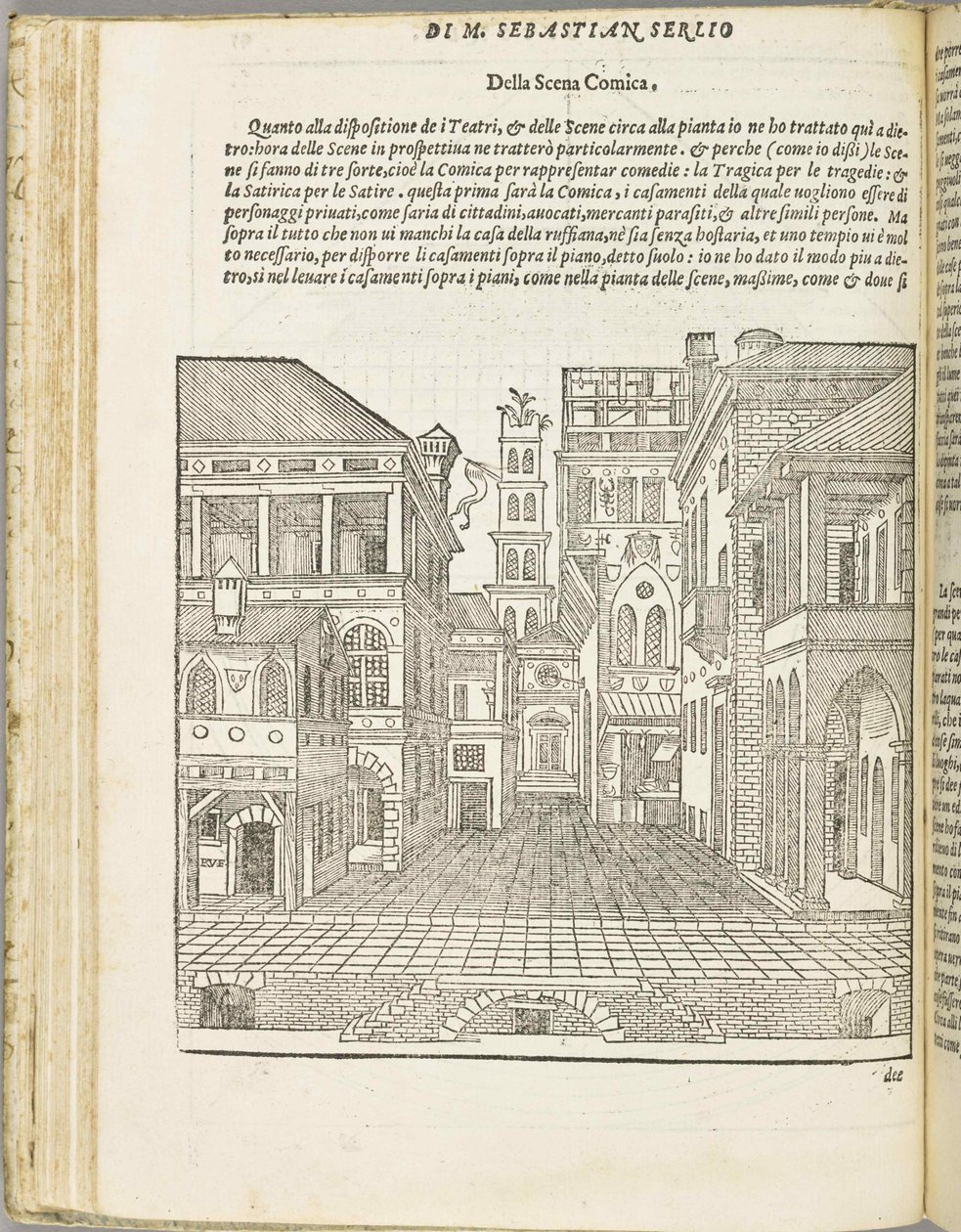 A perspektíva második könyve, 1566. alkotó: Sebastiano Serlio