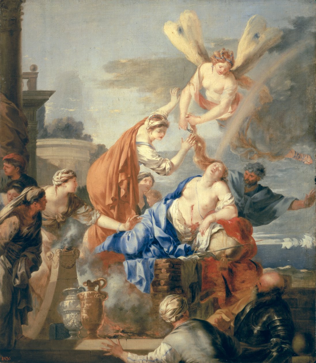 Dido halála, 1630-as évek vége alkotó: Sébastien Bourdon