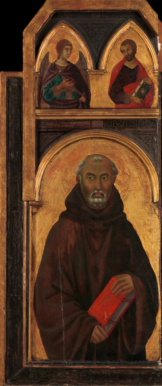 Szent Benedek, 1320-as évek. alkotó: Segna di Buonaventura