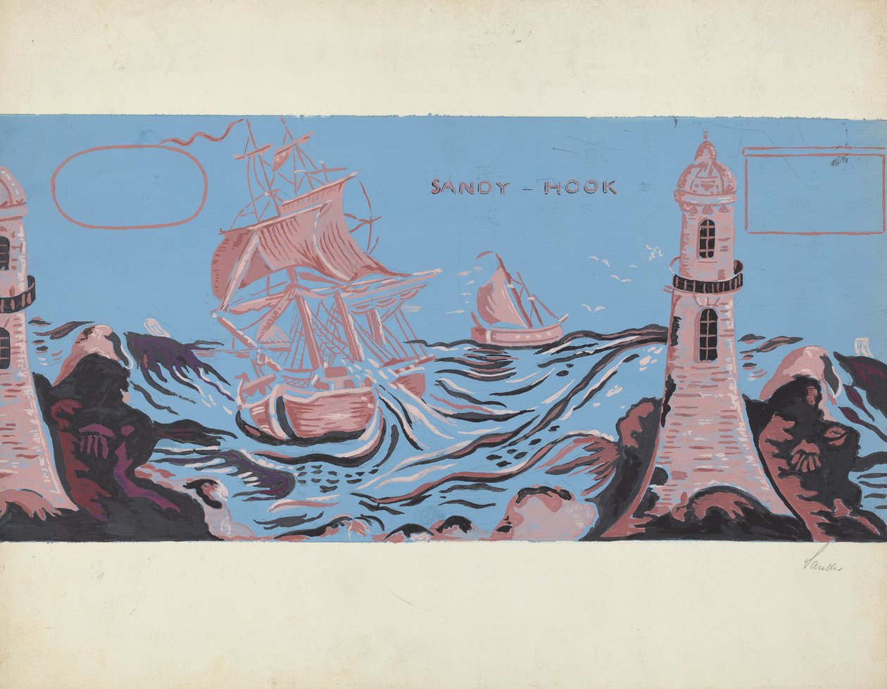 Bandbox, c. 1953. alkotó: Selma Sandler