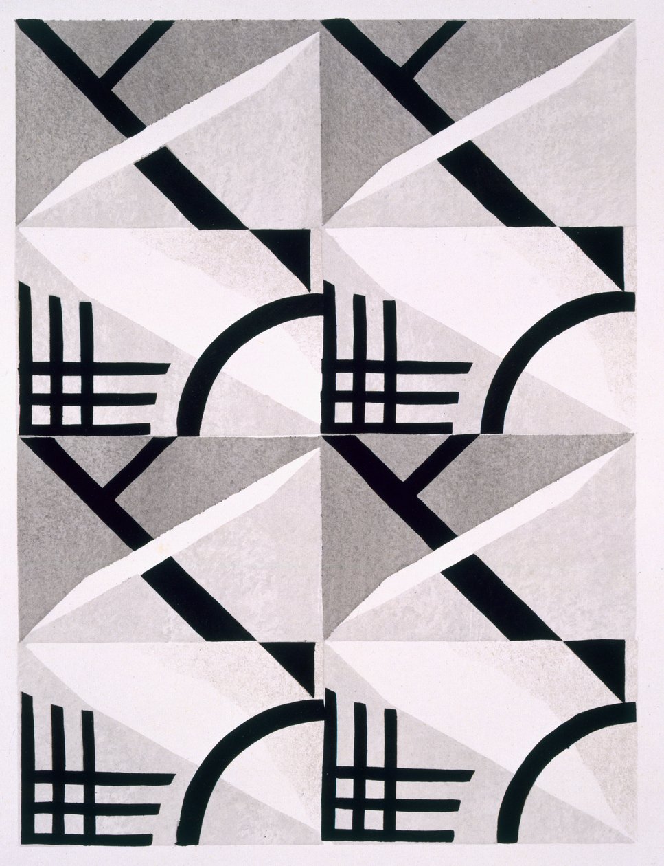 Tervezés a „Nouvelles Compositions Decoratives” cégtől, 1920-as évek vége (pochoir print) alkotó: Serge Gladky