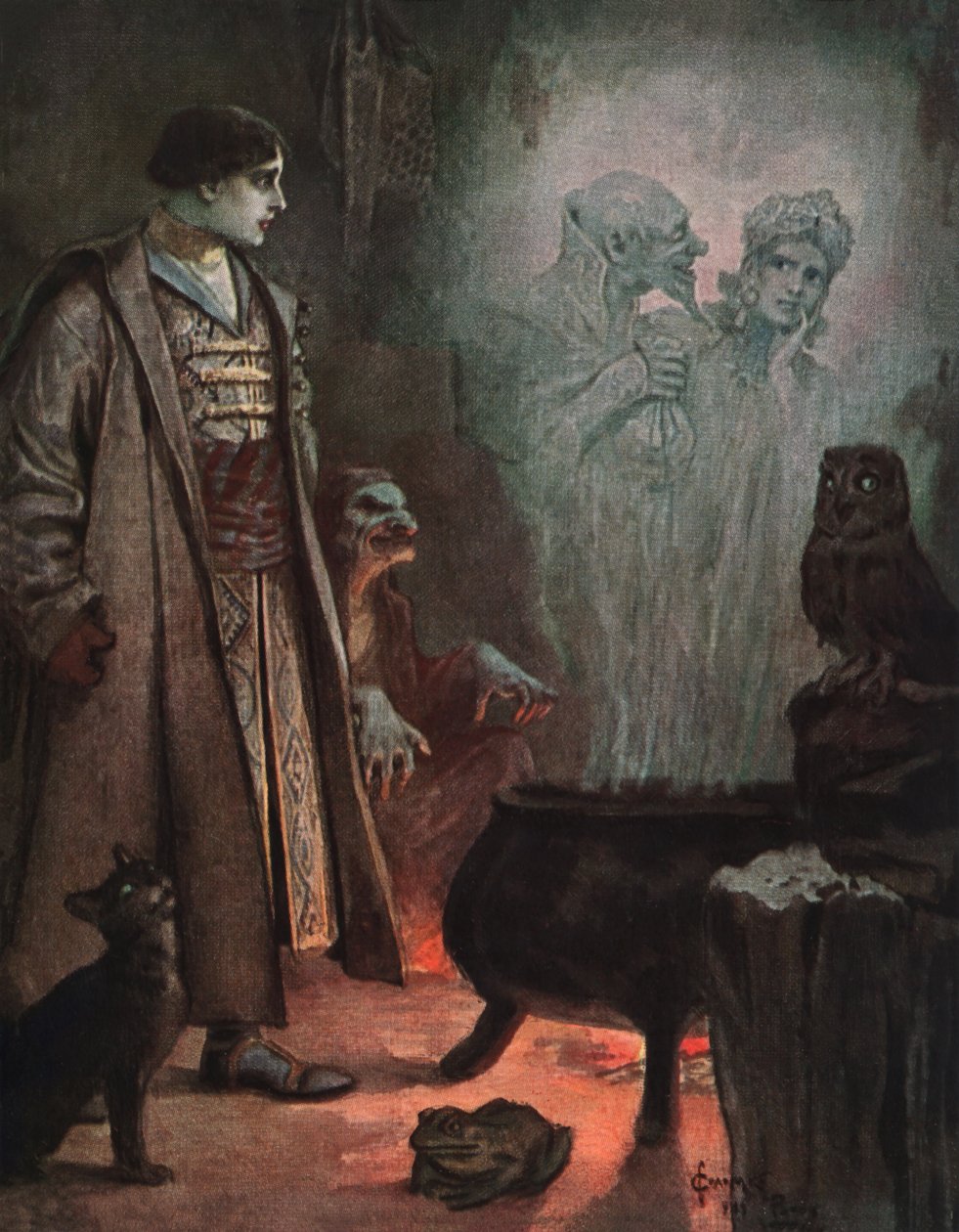 Jósnő, 1900 körüli (képeslap) alkotó: Sergei Sergeevich Solomko