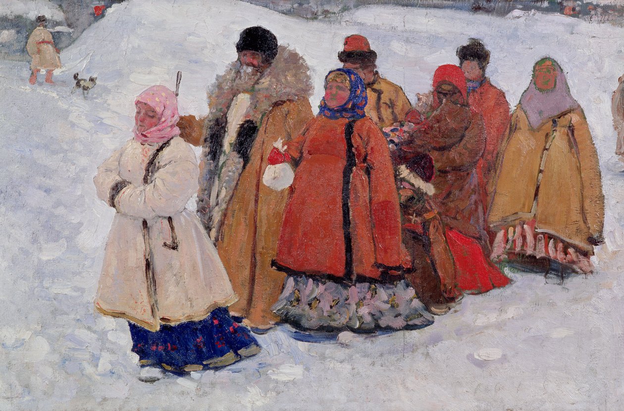 Egy család, 1909 alkotó: Sergej Vasilevic Ivanov
