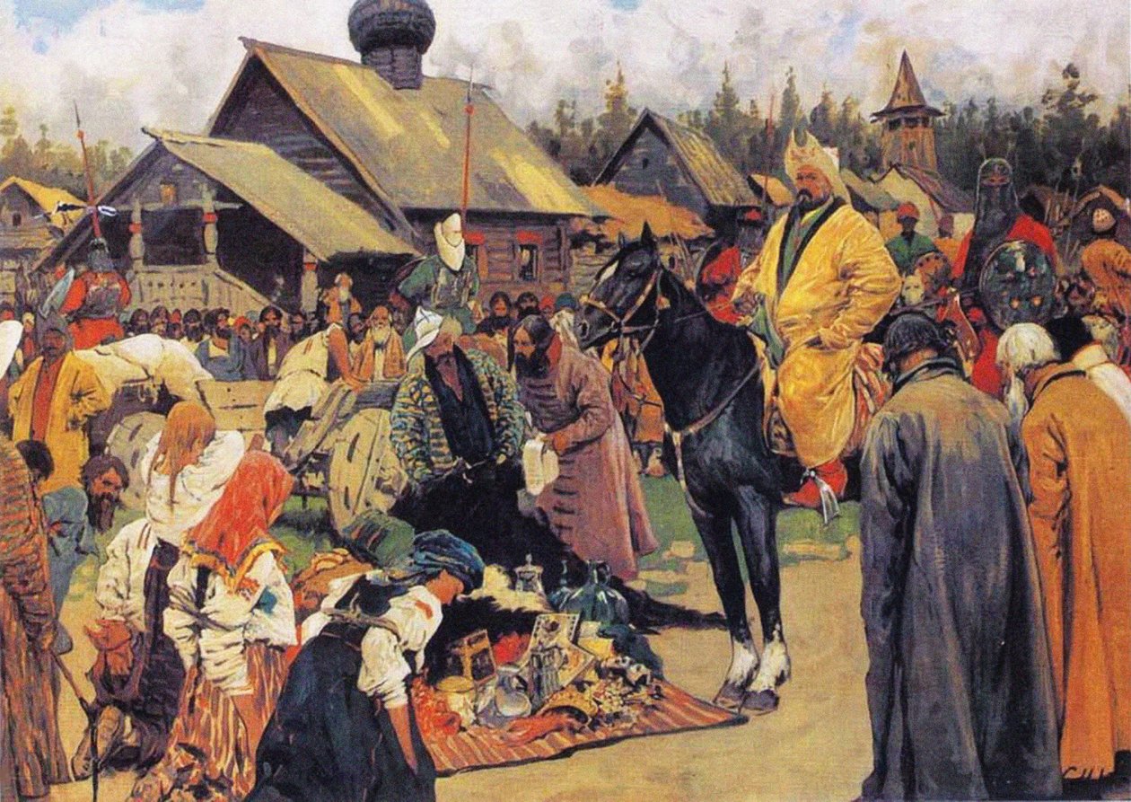 Baskák, 1909 alkotó: Sergej Vasilevic Ivanov